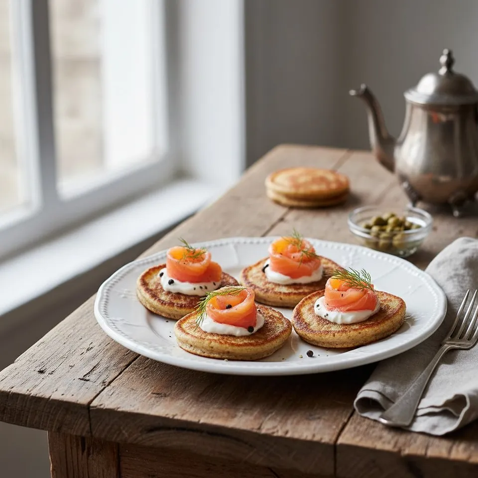 Blinis au sarrasin à la crêpière inox
