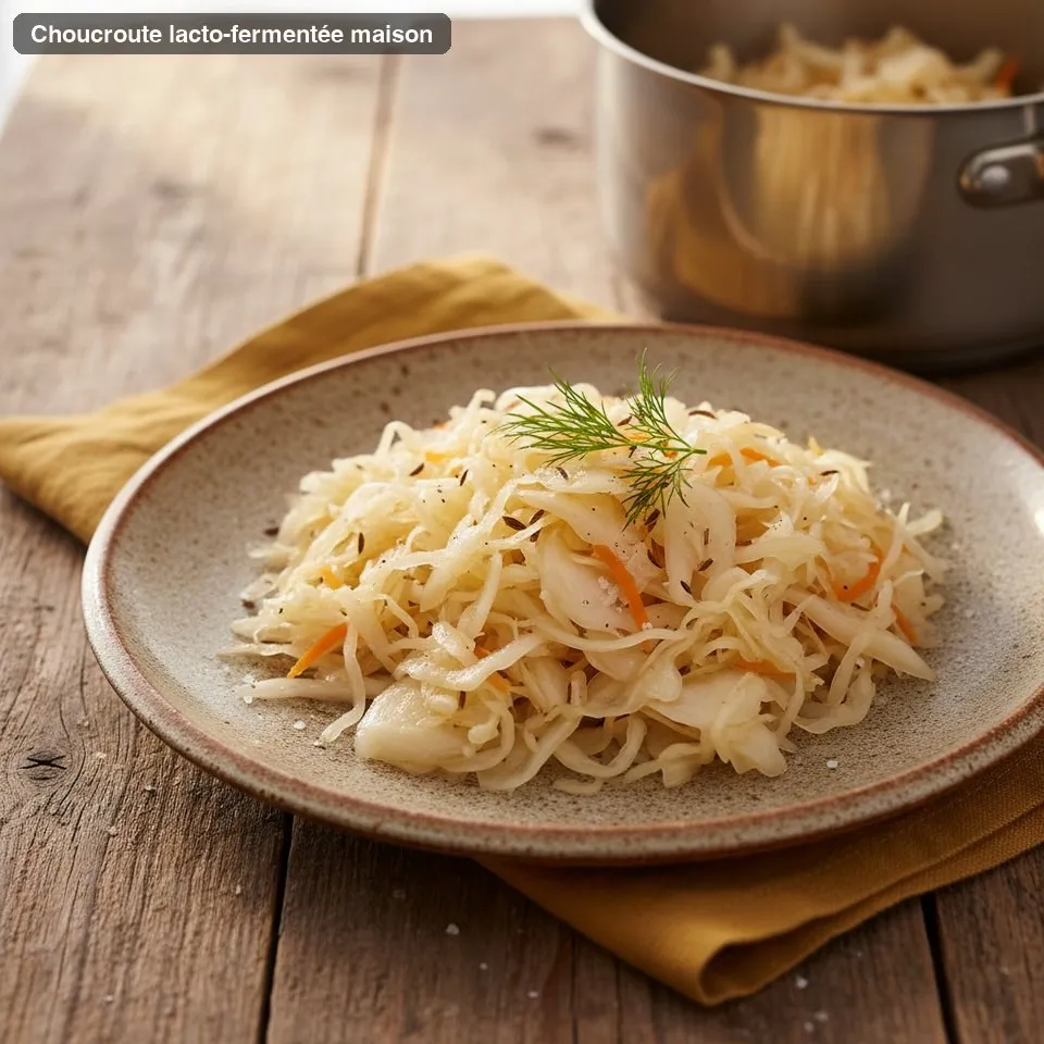 Choucroute lacto-fermentée maison