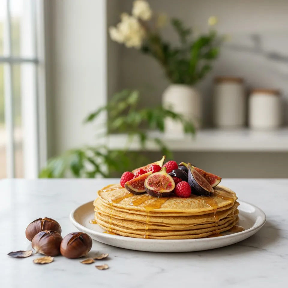 Crêpes Elfie à la farine de châtaigne