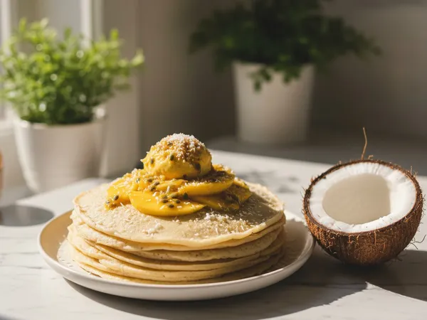 Crêpes Elfie à la farine de coco