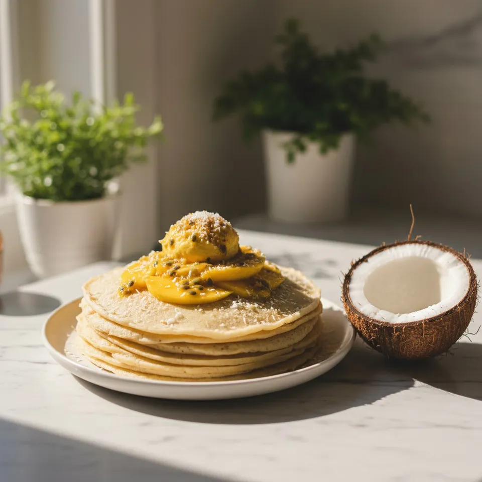 Crêpes Elfie à la farine de coco