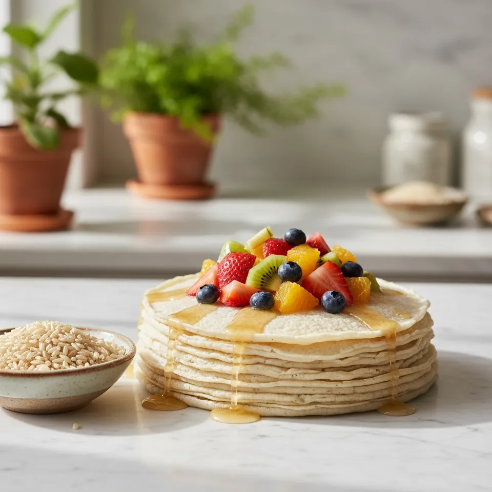 Crêpes Elfie à la farine de riz complet