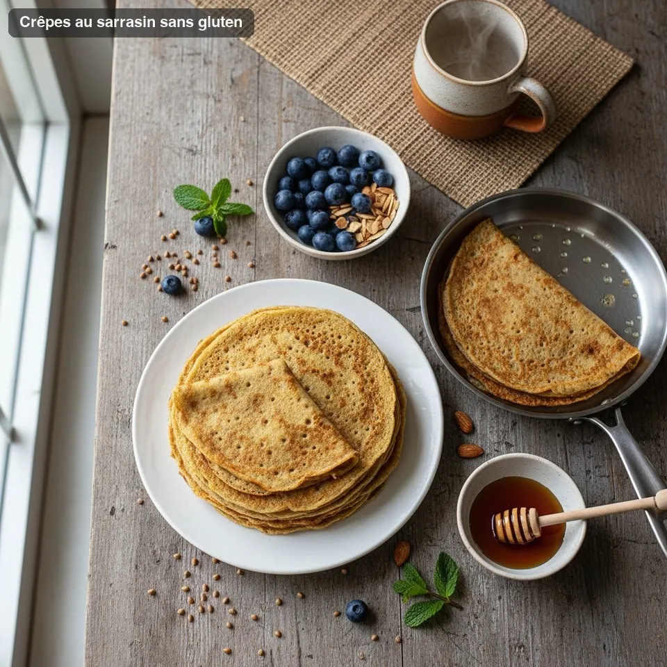 Crêpes au sarrasin sans gluten