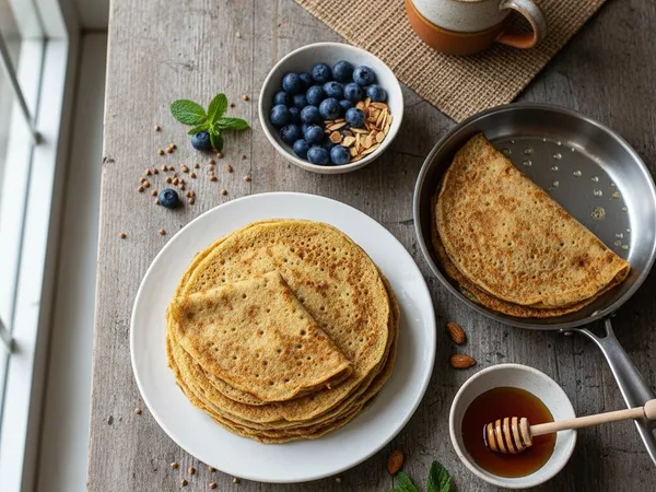 Crêpes au sarrasin sans gluten
