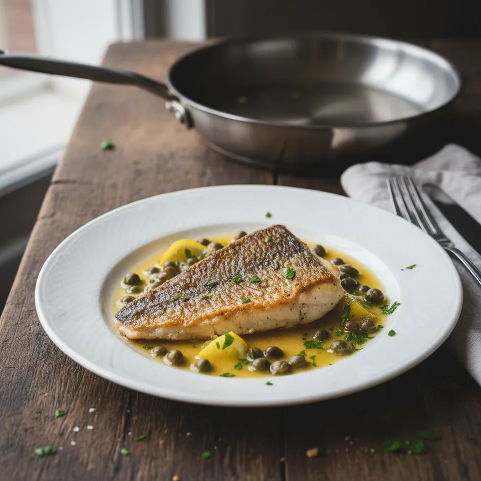 Filet de dorade royale poêlé à l'inox