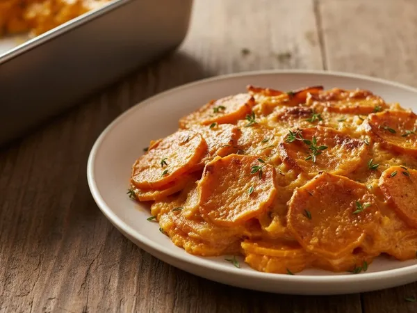 Gratin dauphinois à la patate douce