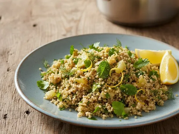Quinoa aux herbes fraîches et citron