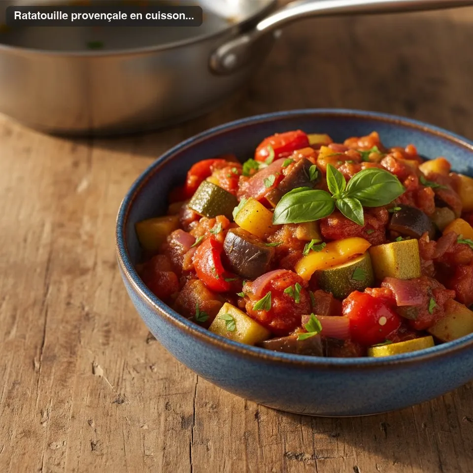 Ratatouille provençale en cuisson douce